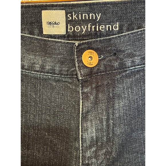 Mossimo Skinny Boyfriend Jeans Size 4 Dark Wash Denim Womens Casual Stylish - Picture 8 of 10